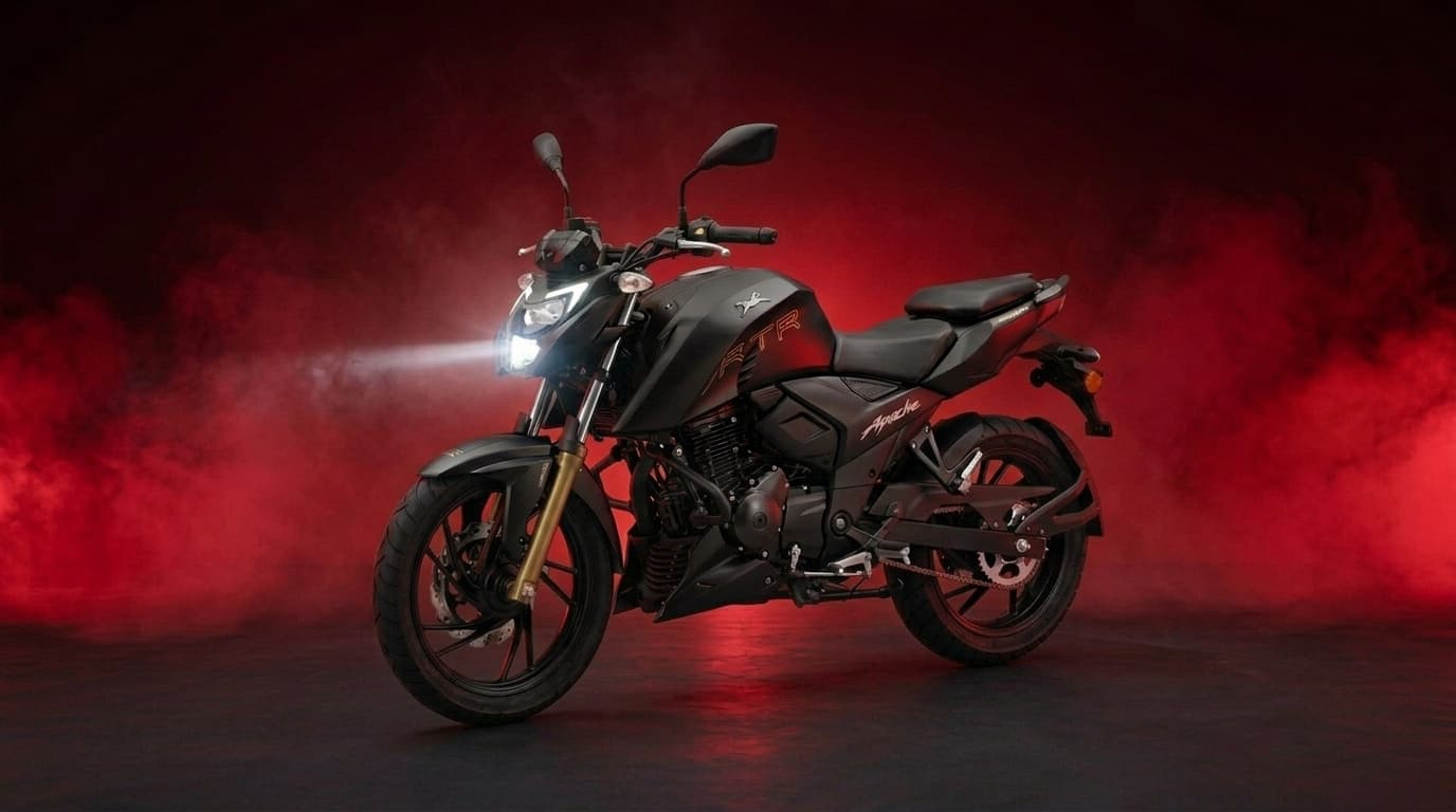 TVS Apache RTR ready to ride with HYPRRIDE