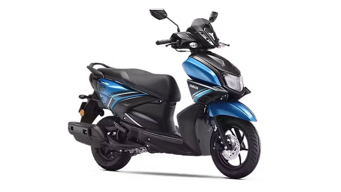 Yamaha RayZR 125 in blue and black